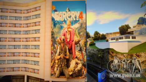 Far Cry Series Billboard v4 für GTA San Andreas