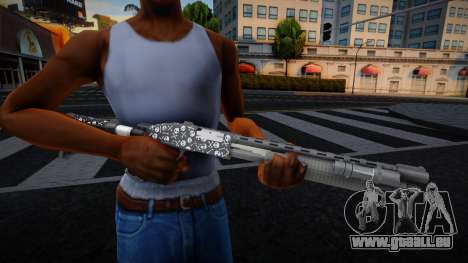 Pump Shotgun (Bones Finish) v5 für GTA San Andreas