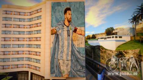 New Billboards with Lionel Messi für GTA San Andreas