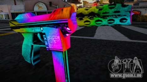 Tec9 Multicolor pour GTA San Andreas