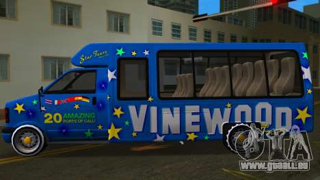 Brute Tour Bus von GTA 5 HD - Touristenbus für GTA Vice City