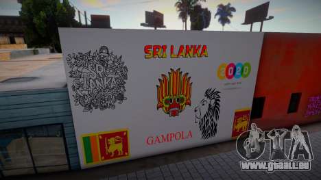 Srilanka Wall Art 2020 für GTA San Andreas