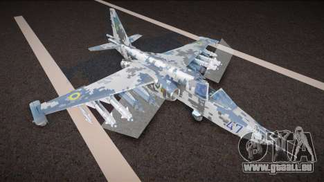 Sukhoi 25 Ukrainian Air Force pour GTA San Andreas