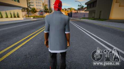 Gangster au bandana rouge pour GTA San Andreas