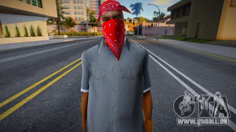Gangster au bandana rouge pour GTA San Andreas