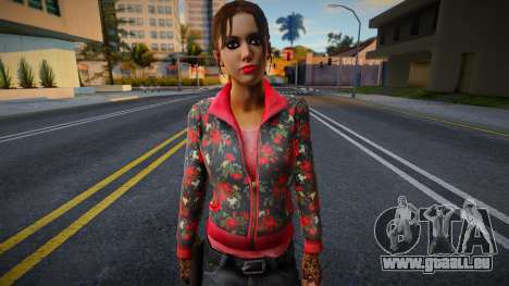 Zoe (Rose Coat Gloves) de Left 4 Dead pour GTA San Andreas