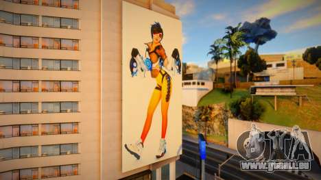 Tracer Overwatch Billboard At Rodeo pour GTA San Andreas