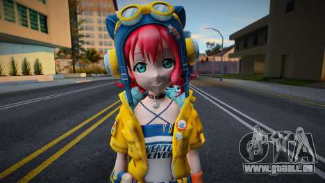 Ruby - Love Live (Recolor) für GTA San Andreas