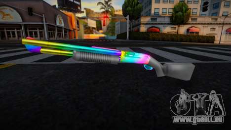 Chromegun Multicolor pour GTA San Andreas