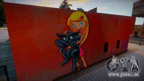 Sabrina and Salem Wall v3 für GTA San Andreas