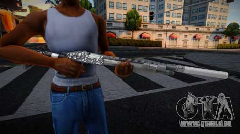 Pump Shotgun (Bones Finish) v3 für GTA San Andreas