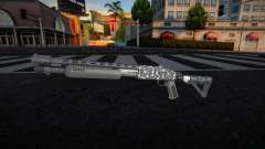 Pump Shotgun (Bones Finish) v5 für GTA San Andreas