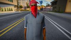 Gangster mit rotem Bandana für GTA San Andreas