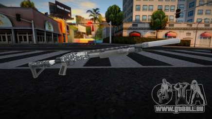 Pump Shotgun (Bones Finish) v3 pour GTA San Andreas