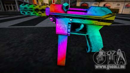Tec9 Multicolor pour GTA San Andreas