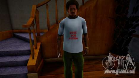 Napoleon Dynamite Vote For Pedro Shirt Mod pour GTA San Andreas