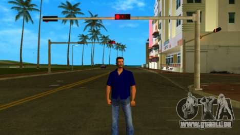 Tommy Camicia Blu Scuro pour GTA Vice City