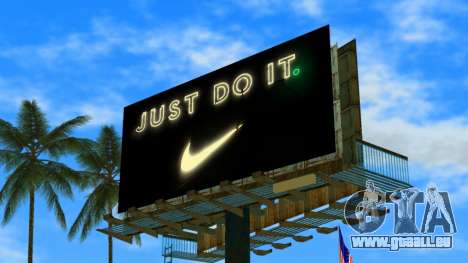 Just Do It Billboard für GTA Vice City