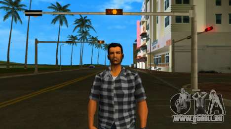 Tommy en chemise à carreaux pour GTA Vice City