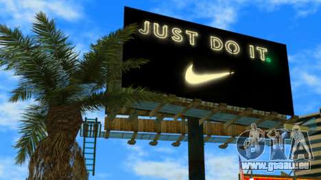 Just Do It Billboard für GTA Vice City