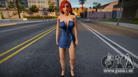 Mädchen im Abendkleid für GTA San Andreas