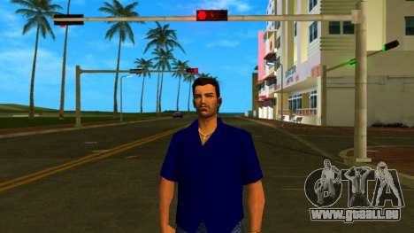 Tommy Camicia Blu Scuro für GTA Vice City