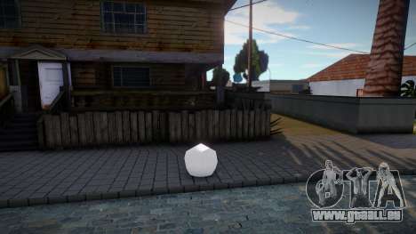 Schneeball statt Müll für GTA San Andreas