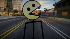 Pac-Man from Facebook (Skin) pour GTA San Andreas