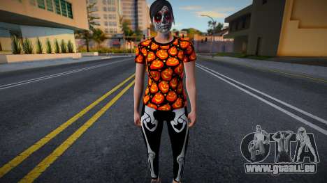 GTA Online Halloween Skin (Woman) für GTA San Andreas