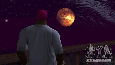 Planète au lieu de Lune v2 pour GTA San Andreas