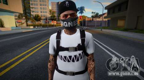 White Gang Skin v3 für GTA San Andreas