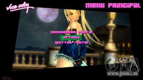 Marie Rose Menu 2 pour GTA Vice City