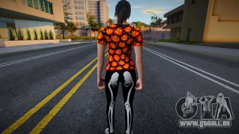 GTA Online Halloween Skin (Woman) für GTA San Andreas