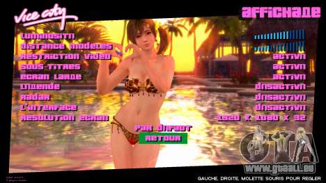 Girl from Doa Menu 2 für GTA Vice City