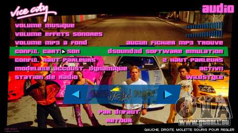 Fast & Furious 2 Menü für GTA Vice City