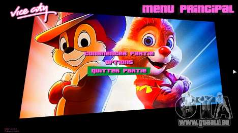 Menu Chip and Dale v1 pour GTA Vice City