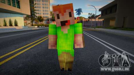 Steve Body Skin v124 für GTA San Andreas