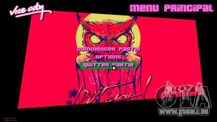 Hotline Miami Menu HD v5 pour GTA Vice City