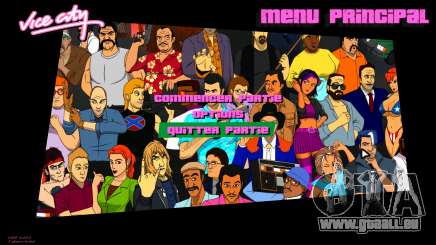 Vice City Art Menu pour GTA Vice City