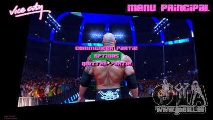 The Rock WWE2k22 Menu pour GTA Vice City