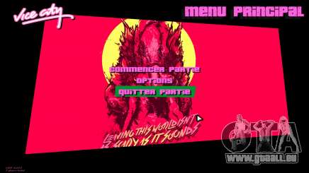 Hotline Miami Menu HD v7 pour GTA Vice City