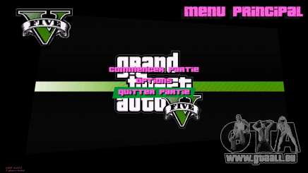 Menu Style GTA V pour GTA Vice City