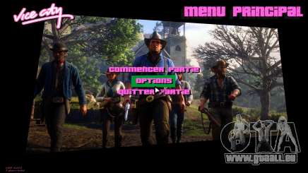 Red Dead Redemption 2 Menu 6 pour GTA Vice City