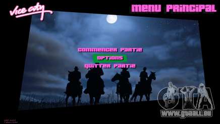 Red Dead Redemption 2 Menu 3 pour GTA Vice City