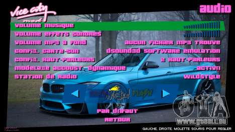 BMW Menu 1 für GTA Vice City