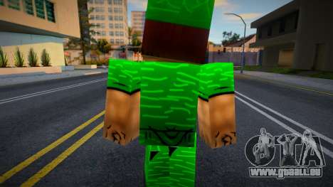 Minecraft Skin HD v15 pour GTA San Andreas