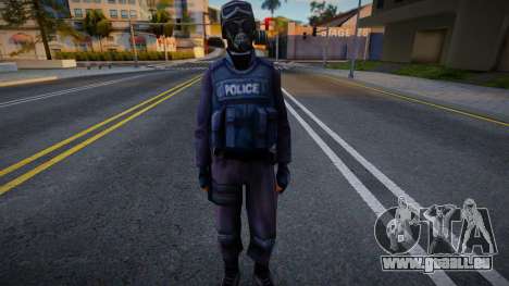 SWAT dans un masque à gaz pour GTA San Andreas