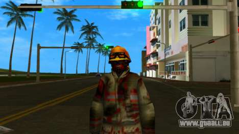 Zombie 32 from Zombie Andreas Complete pour GTA Vice City