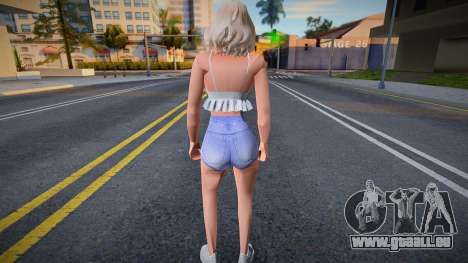 Fille sexy en short pour GTA San Andreas