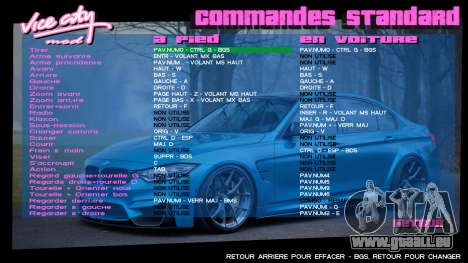 BMW Menu 1 für GTA Vice City